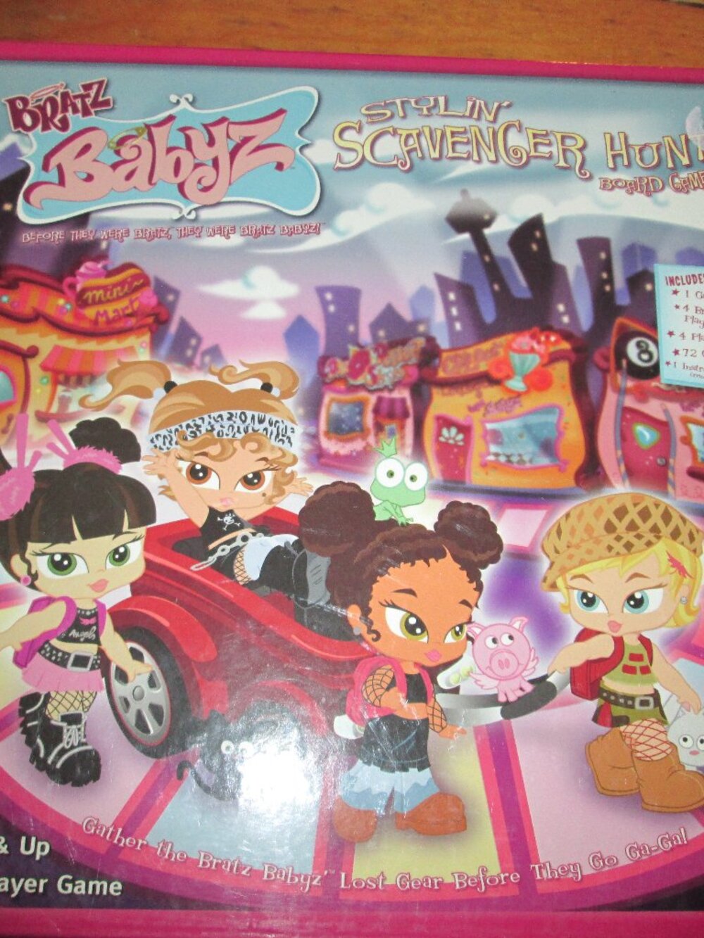 NEW Bratz Babyz Stylin Scavenger hunt board Game vintage new